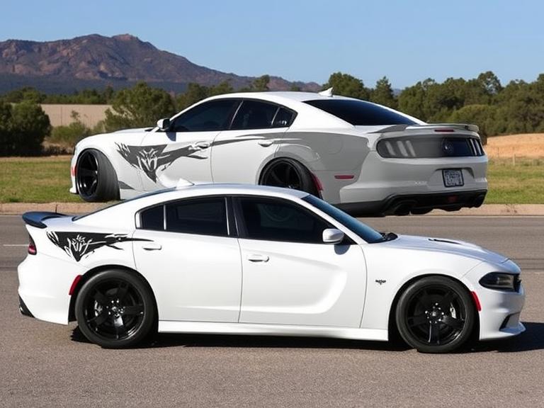 dodge charger decals for cars
