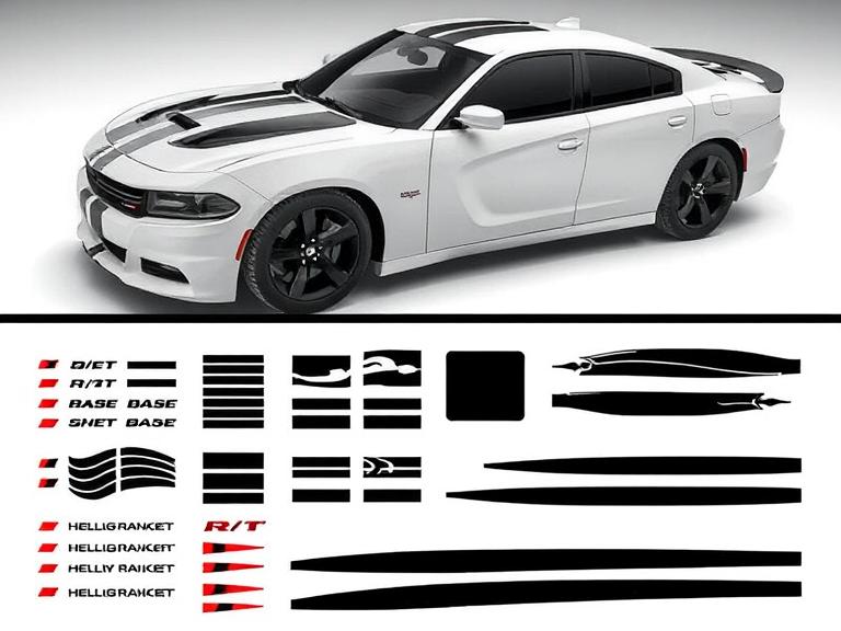 dodge charger decals for cars