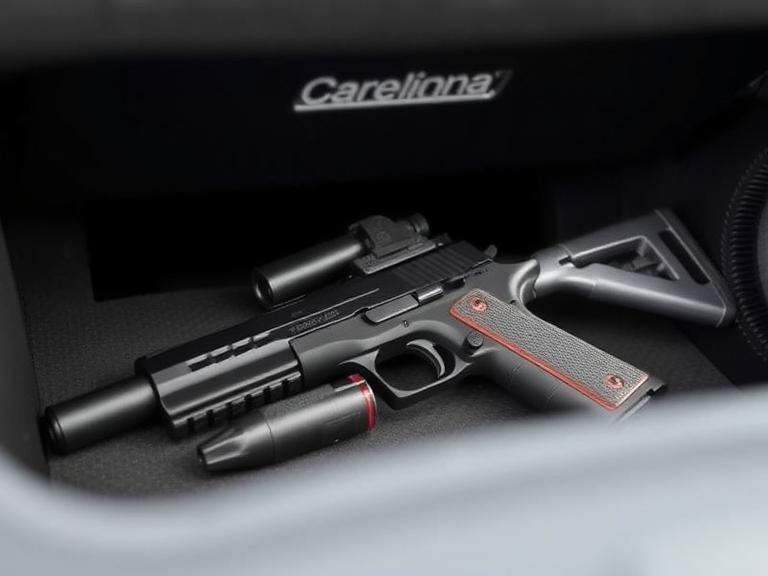 gun laws in north carolina in car